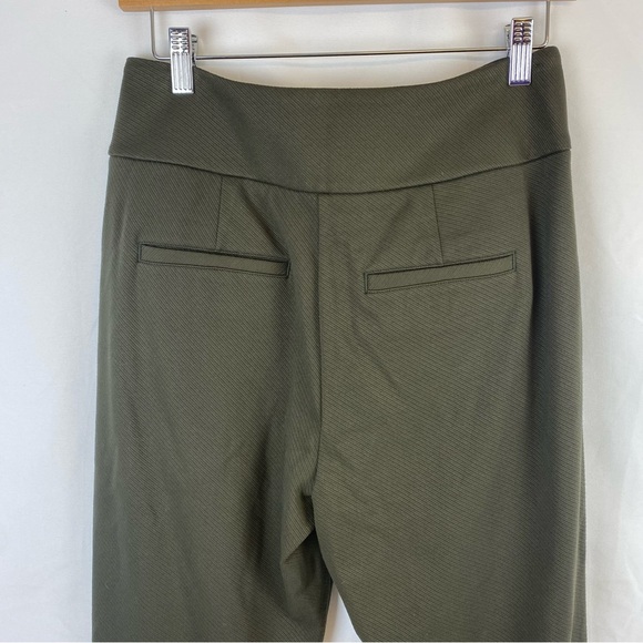 CAbi #4132R Academy Trouser Pants Wide Leg in Wren Olive Green/brown Size 6 - Picture 7 of 12